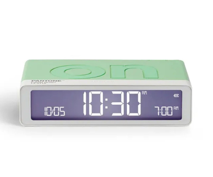 Radio i budzik LEXON Flip Classic X Pantone Miętowy